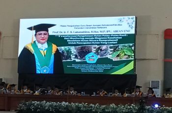 Unpatti Kukuhkan Guru Besar Kehutanan, Perkuat Arah Riset Pulau-Pulau Kecil